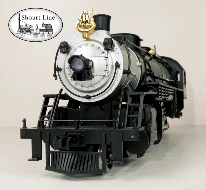 LGB 23872 UP Mikado Steam Loco Digital Sound, Smoke, Lights, Direct Decoder Interface front view animated